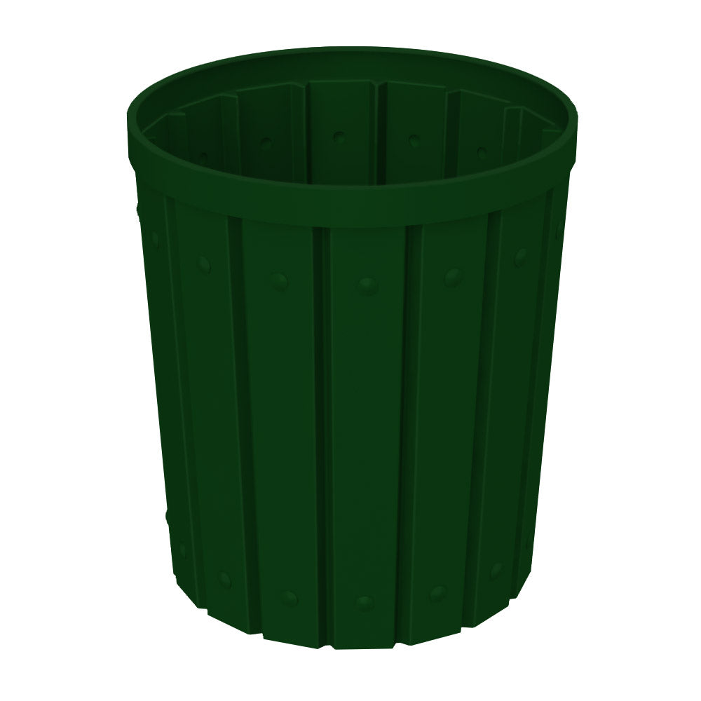42 Gallon Round Signature Receptacle - White - Anchorline Supply