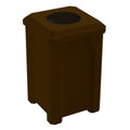 32 Gallon Classic Square | 11.5" Recycle Lid - Assembly - Blue - Anchorline Supply