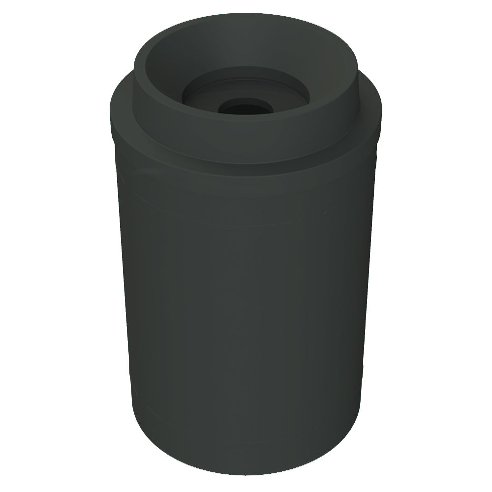 55 Gallon Classic Round | Funnel with 11.5"Hole Lid - Assembly - Brown - Anchorline Supply