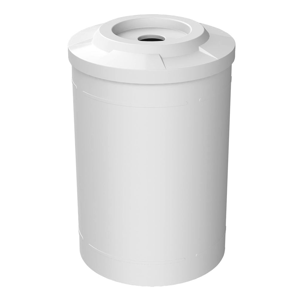 55 Gallon Classic Round | Flat top with 5" hole Lid - Assembly - Brown - Anchorline Supply
