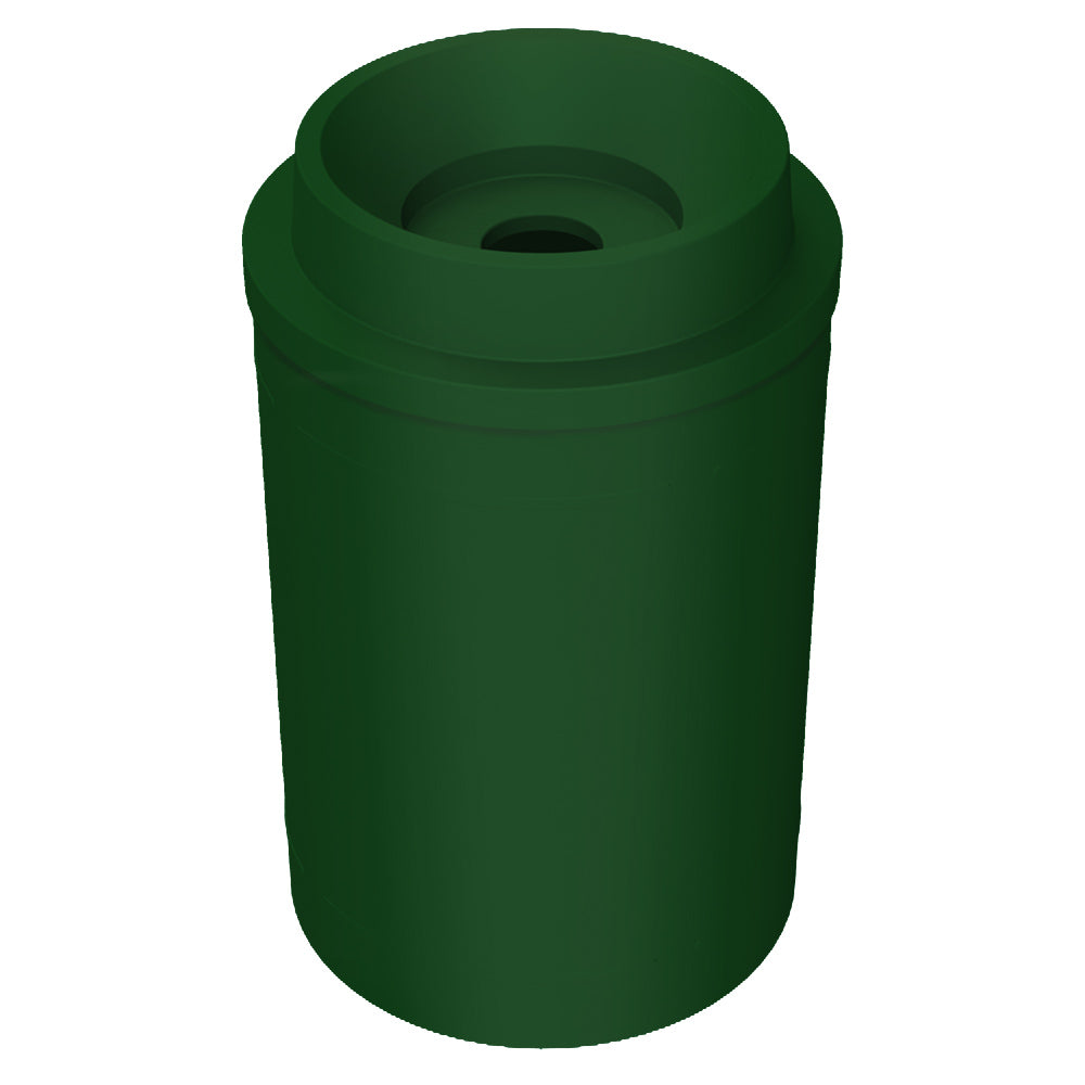 55 Gallon Classic Round | Funnel with 5"Hole Lid - Assembly - White - Anchorline Supply