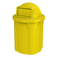 42 Gallon Classic Round | Dome Top Lid - Assembly - Blue - Anchorline Supply