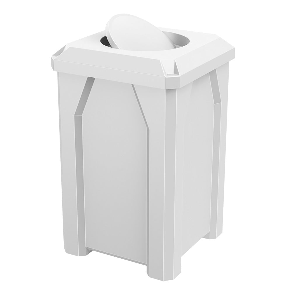32 Gallon Classic Square | Bug Barrier Lid - Assembly - Green - Anchorline Supply