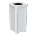 22 Gallon Classic Square | 11.5" Recycle Lid Assembly - Blue - Anchorline Supply