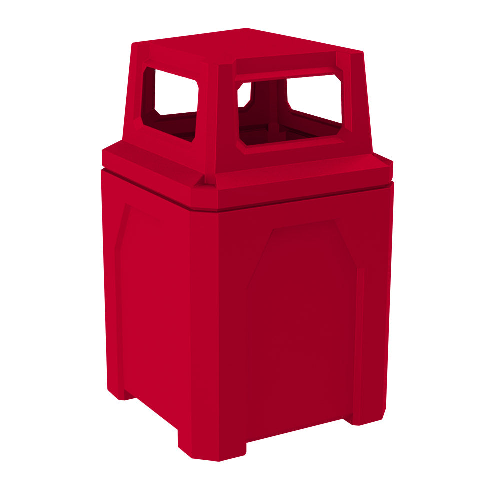 52 Gallon Classic Square | 4-Way Top - Assembly - Black - Anchorline Supply