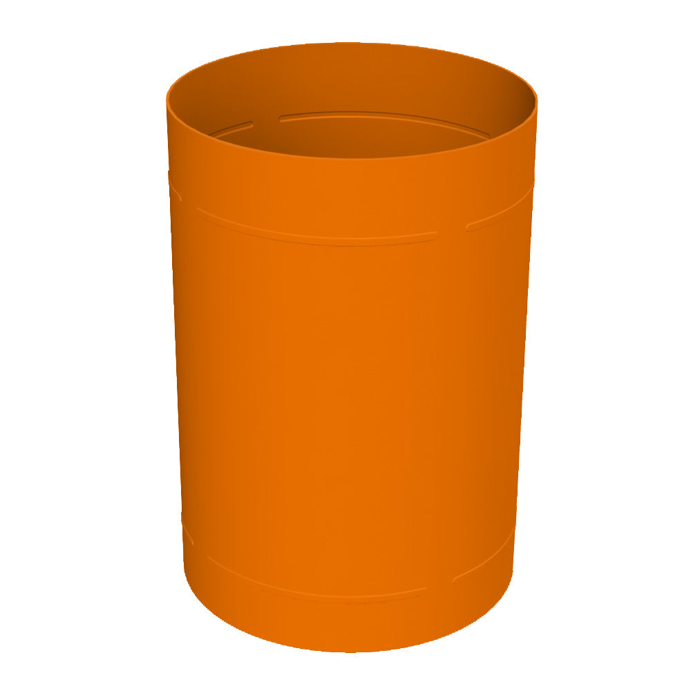55 Gallon Round Classic Receptacle - Red - Anchorline Supply