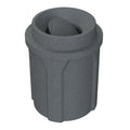 42 Gallon Classic Round | Funnel Lid with Bug Barrier - Assembly - Blue - Anchorline Supply