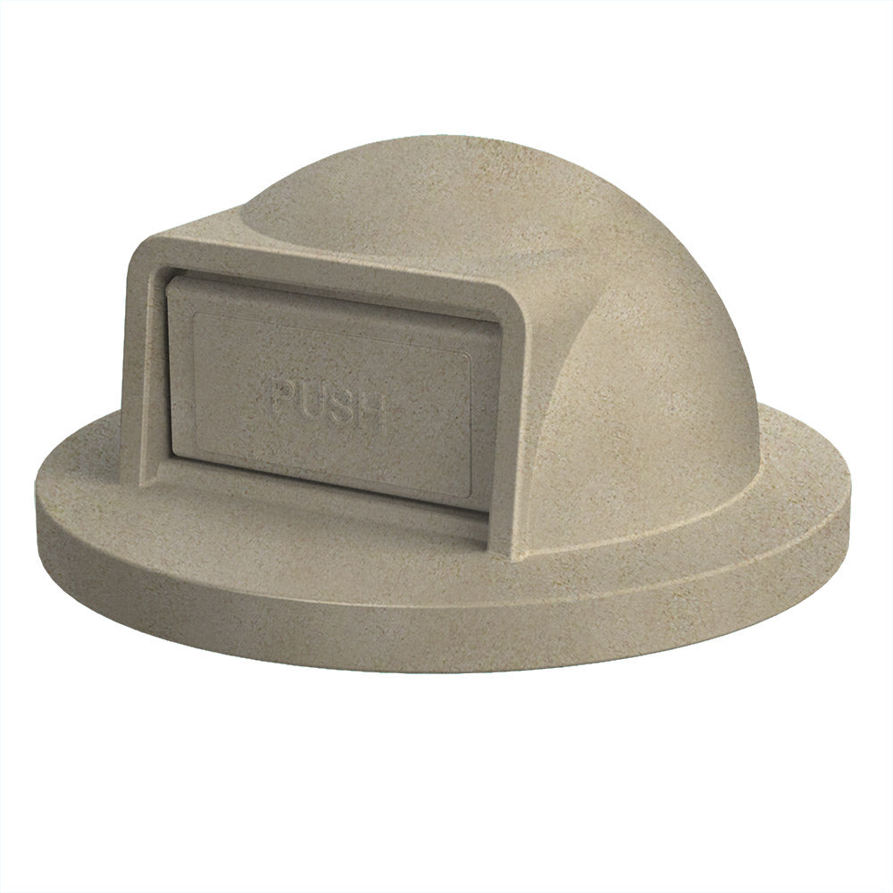 Dome Top Lid (fits 42 & 55 gallon round) - Light Granite - Anchorline Supply