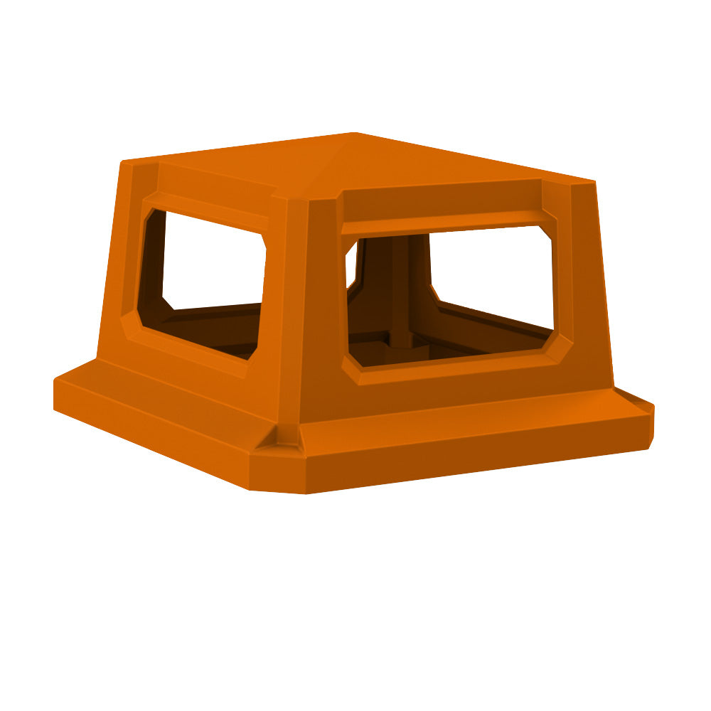 4-Way Top Lid (fits 52 gallon square) - Red - Anchorline Supply