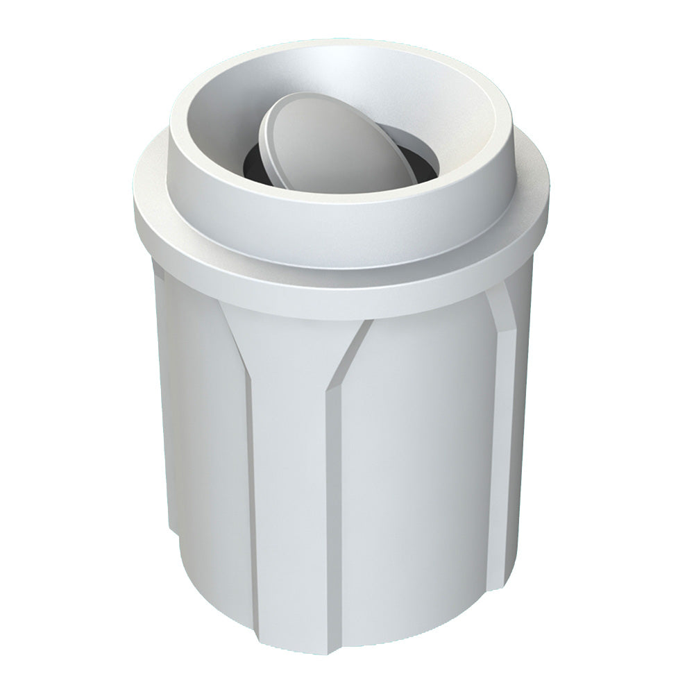 42 Gallon Classic Round | Funnel Lid with Bug Barrier - Assembly - Black - Anchorline Supply
