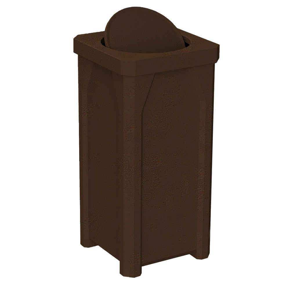22 Gallon Classic Square | Bug Barrier Lid - Assembly - Green Granite - Anchorline Supply