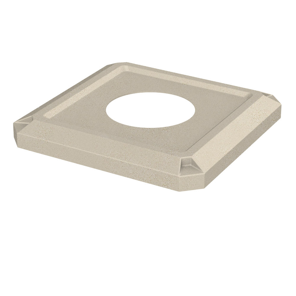 11.5" Recycle Lid (fits 52 gallon square) - Beige Granite - Anchorline Supply