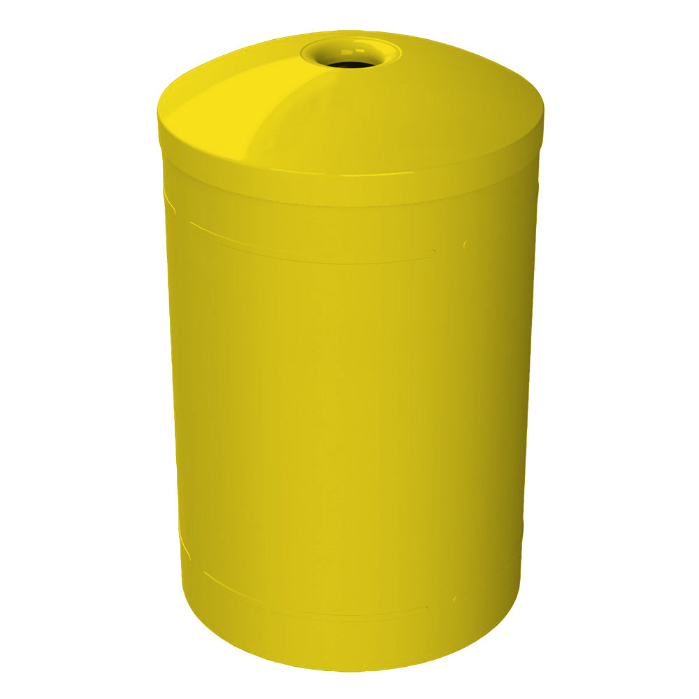 55 Gallon Classic Round | Mushroom Top Lid - Assembly - Green - Anchorline Supply