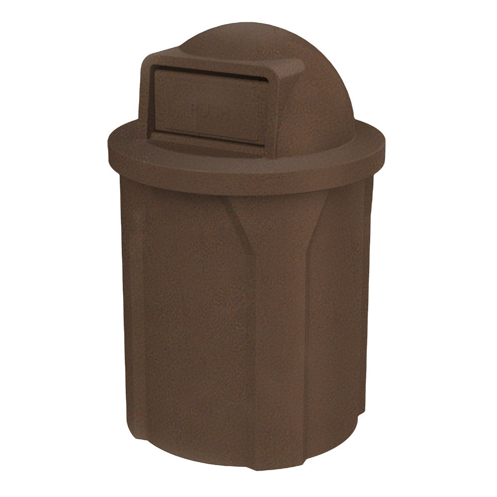 42 Gallon Classic Round | Dome Top Lid - Assembly - White - Anchorline Supply