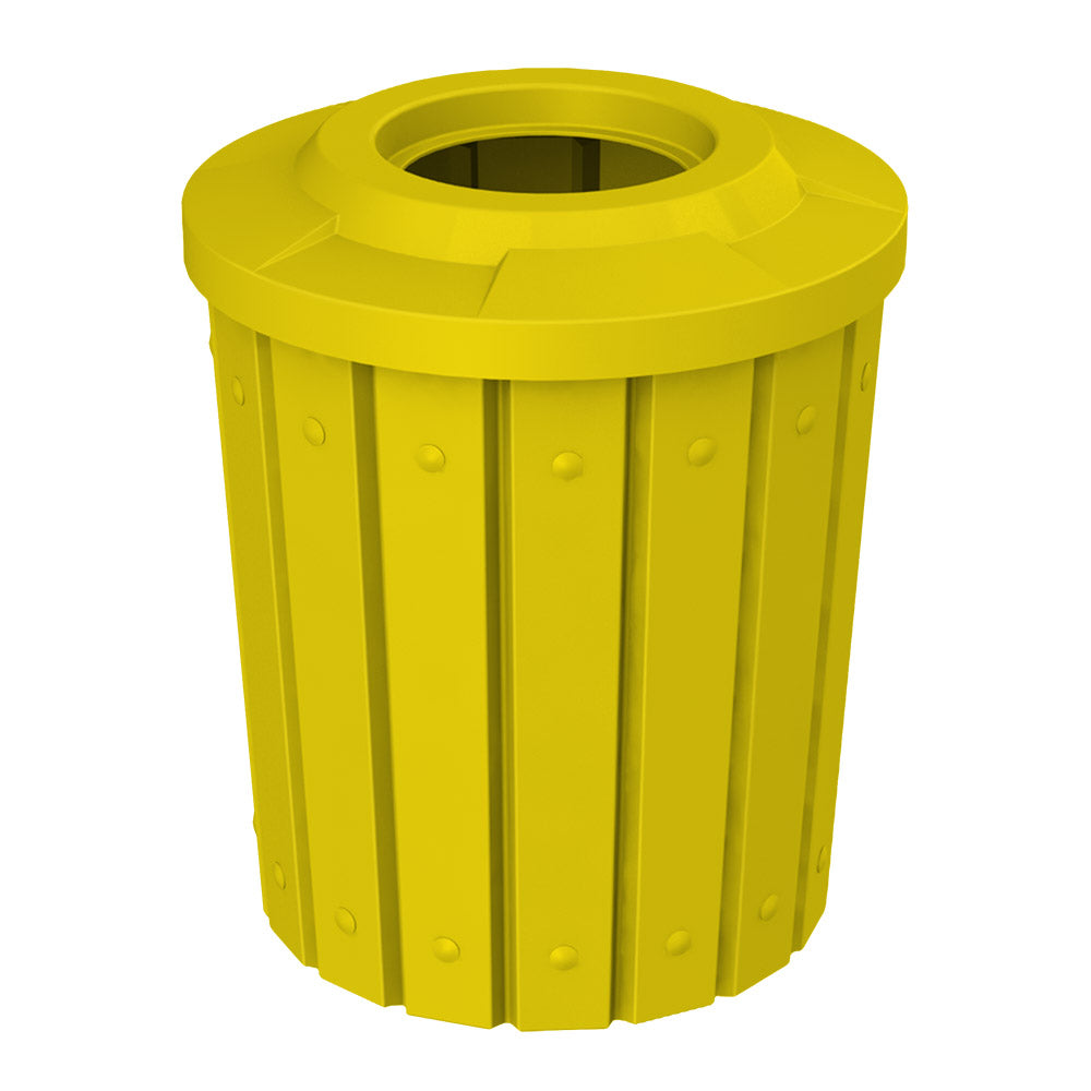42 Gallon Signature Round | Flat Top with 11.5" hole - Assembly - Brown - Anchorline Supply
