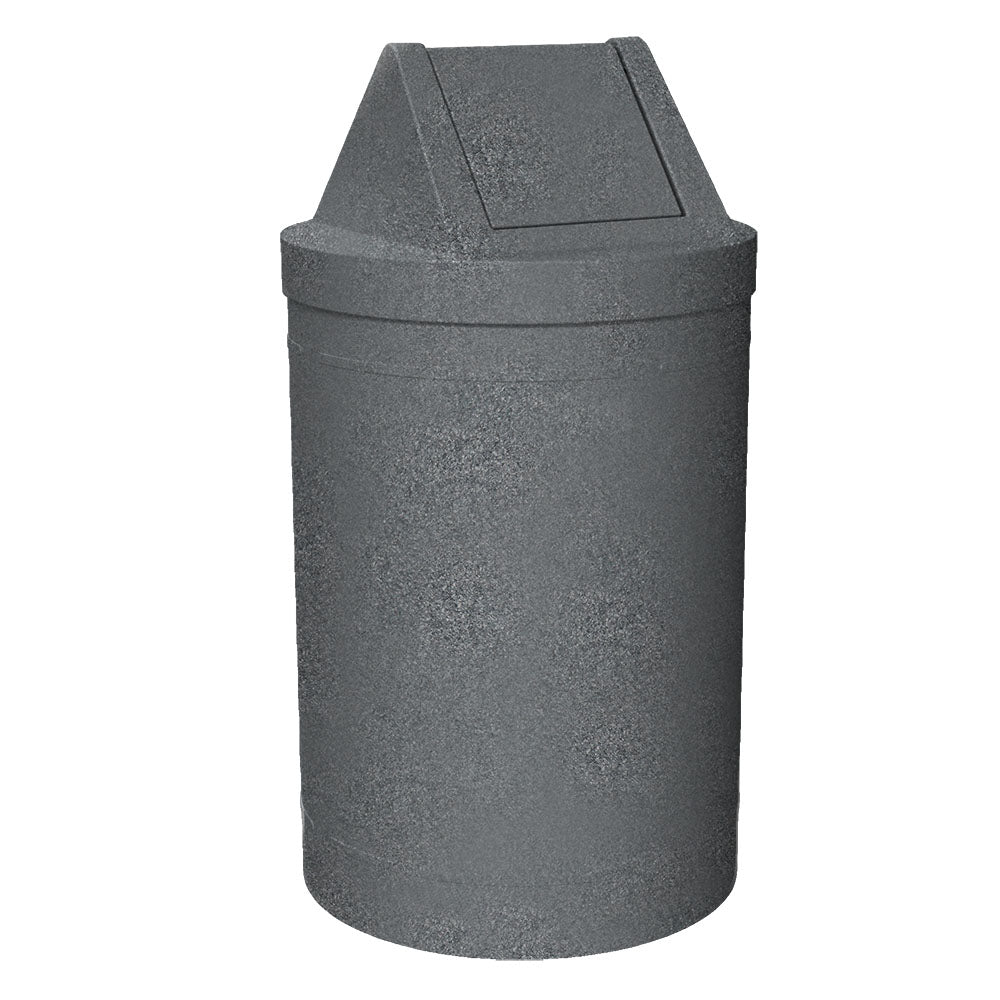 55 Gallon Classic Round | Swing Top - Assembly - White - Anchorline Supply