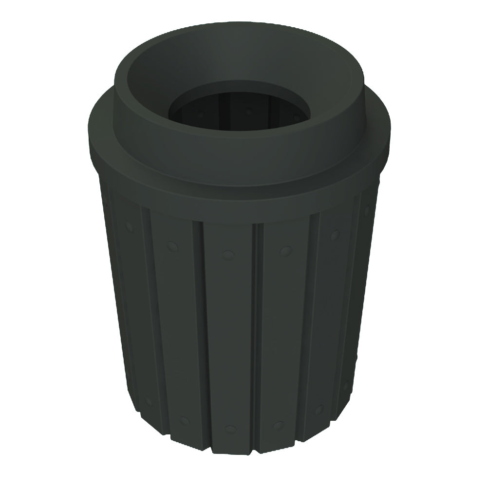 42 Gallon Signature Round | Funnel Top with 11.5" Hole - Assembly - Blue - Anchorline Supply