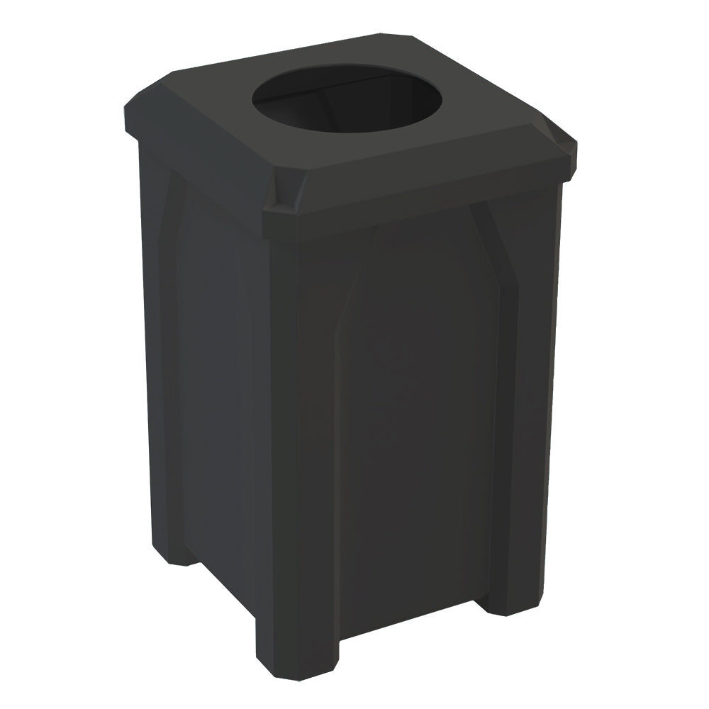 32 Gallon Classic Square | 11.5" Recycle Lid - Assembly - Light Granite - Anchorline Supply