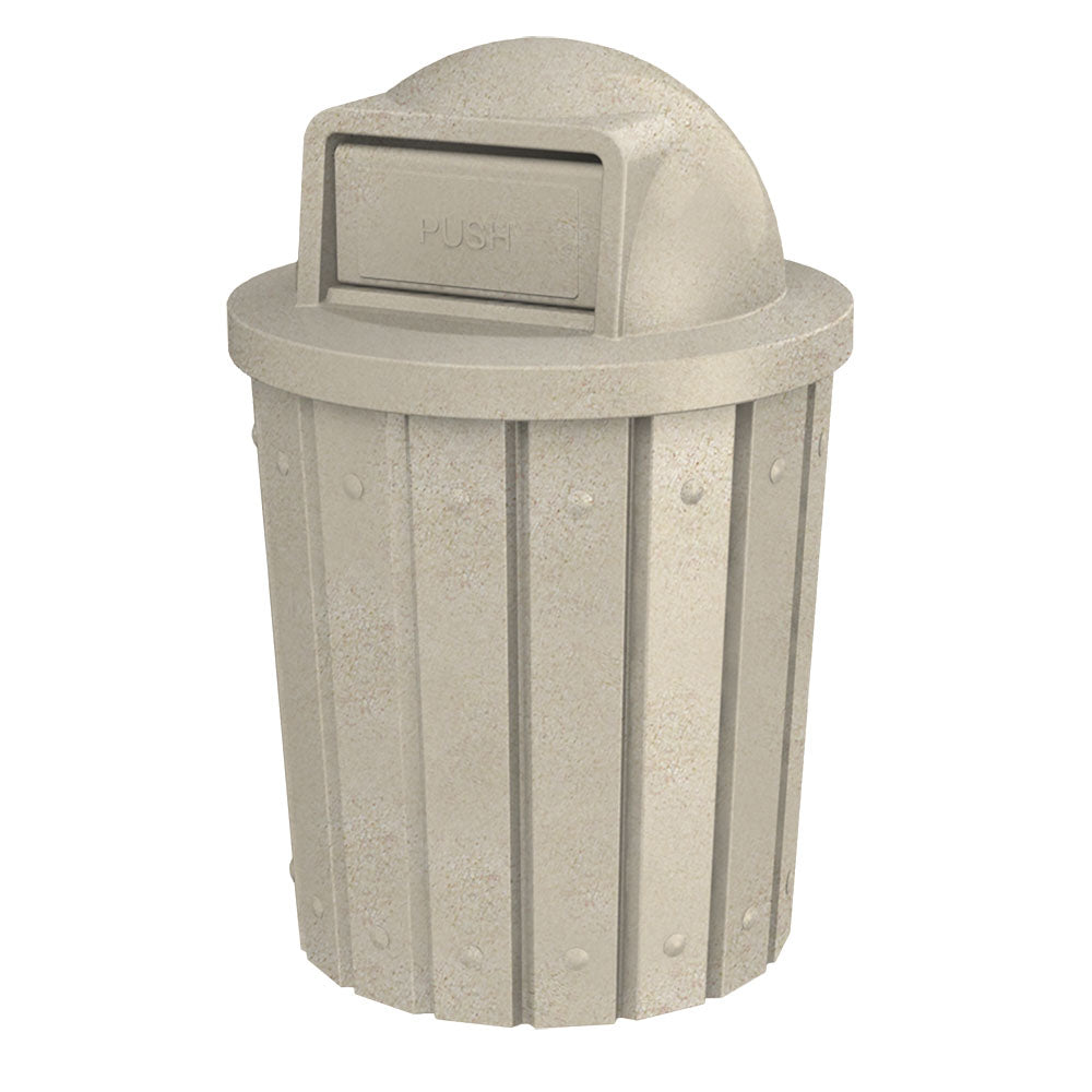 42 Gallon Signature Round | Dome Top - Assembly - Dark Granite - Anchorline Supply