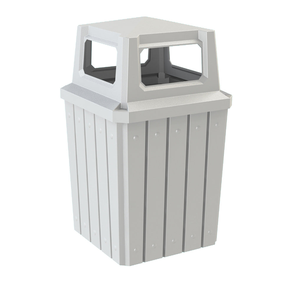 52 Gallon Signature Square | 4-Way Top - Assembly - Green - Anchorline Supply