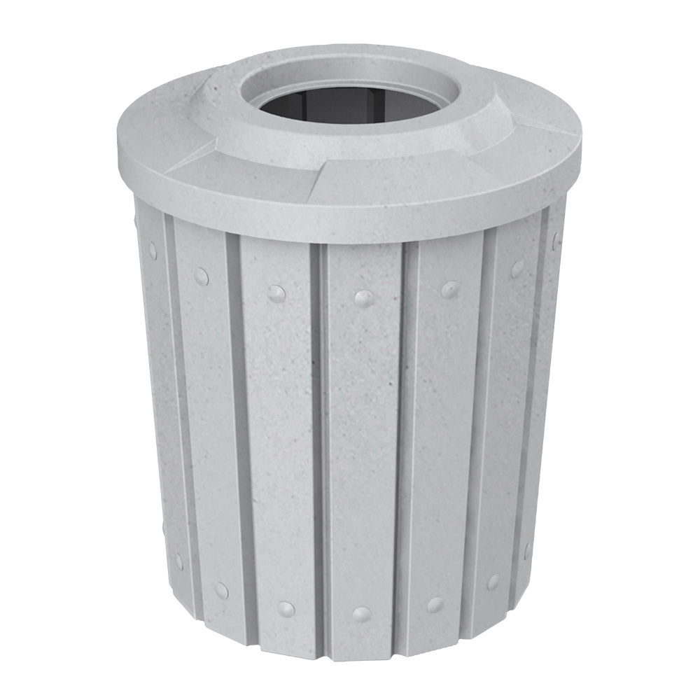 42 Gallon Signature Round | Flat Top with 11.5" hole - Assembly - Orange - Anchorline Supply