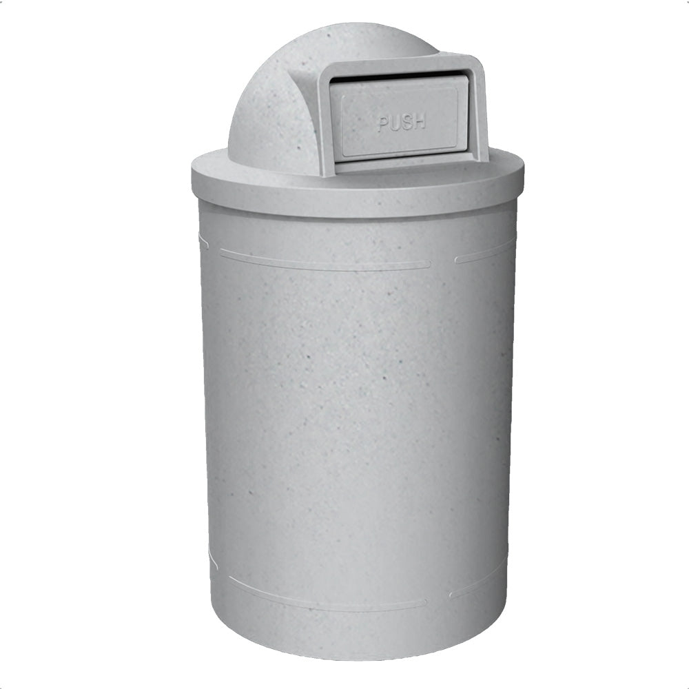 55 Gallon Classic Round | Dome Top - Assembly - Red - Anchorline Supply