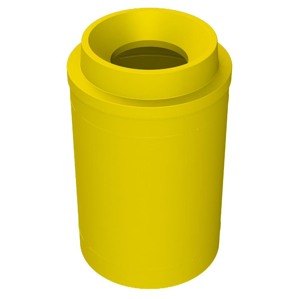 55 Gallon Classic Round | Funnel with 11.5"Hole Lid - Assembly - Black - Anchorline Supply