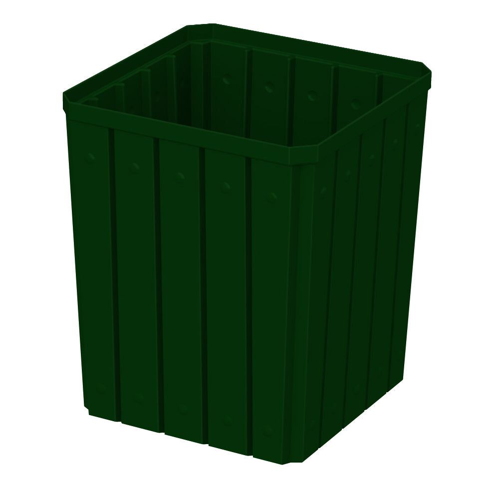 52 Gallon Square Signature Receptacle - Yellow - Anchorline Supply