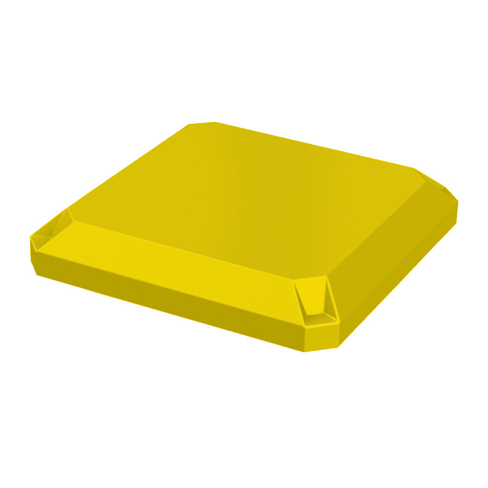 Flat Lid Dust Cover (fits 32 gallon square) - Orange - Anchorline Supply