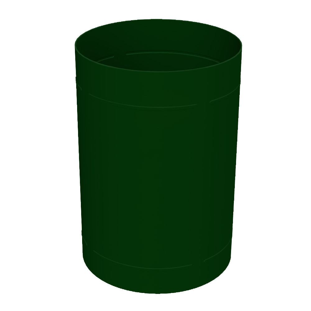 55 Gallon Round Classic Receptacle - Brown - Anchorline Supply
