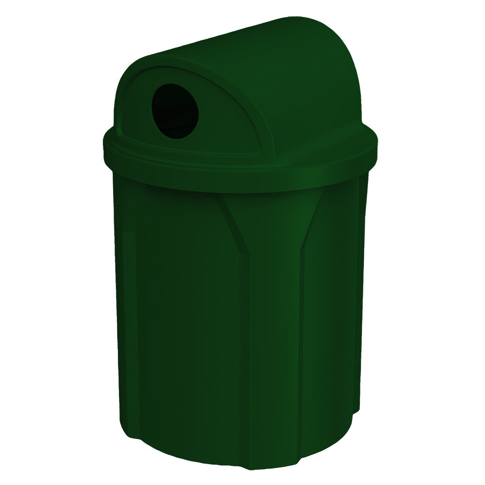 42 Gallon Classic Round | 2-Way 5" Recycle Lid - Assembly - Blue - Anchorline Supply