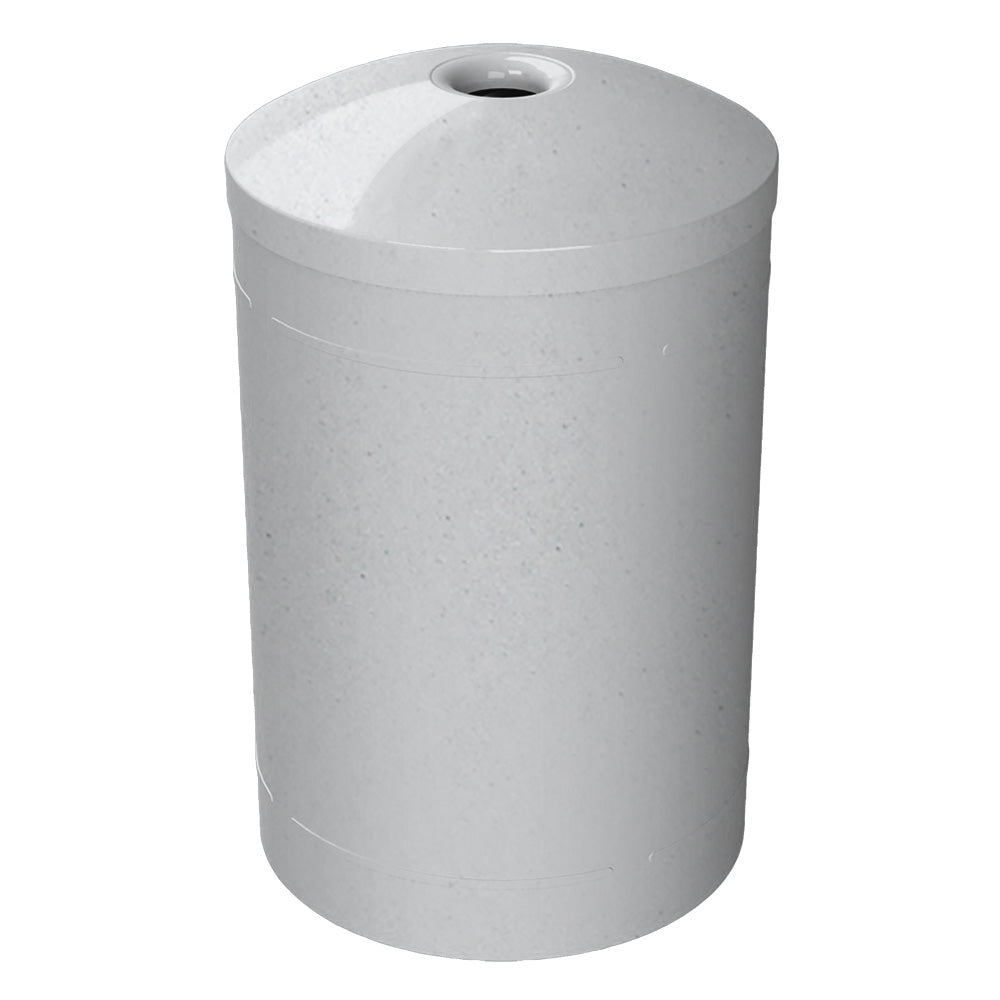 55 Gallon Classic Round | Mushroom Top Lid - Assembly - Yellow - Anchorline Supply