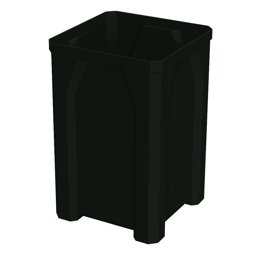 32 Gallon Square Classic Receptacle - Green Granite - Anchorline Supply