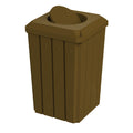 32 Gallon Signature Square | Bug Barrier Lid - Assembly - Blue - Anchorline Supply