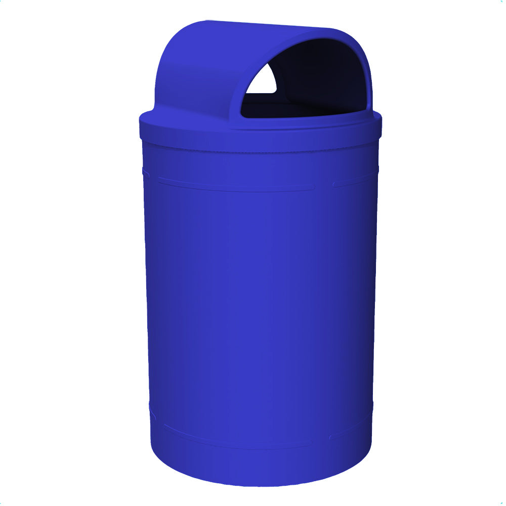 55 Gallon Classic Round | 2-Way Open Top - Assembly - Blue - Anchorline Supply