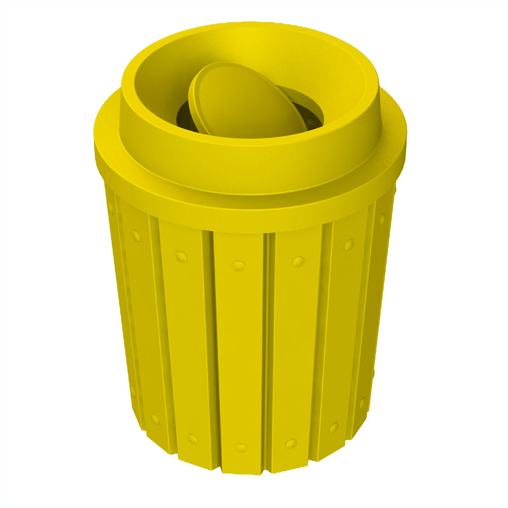 42 Gallon Signature Round | Funnel Top with Bug Barrier - Assembly - Brown - Anchorline Supply