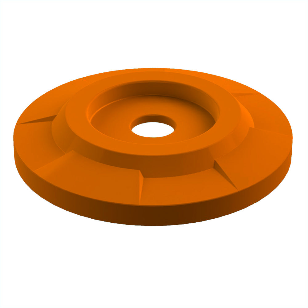 3-PACK - Flat Top with 5" Hole (fits 42 & 55 gallon round) - Red - Anchorline Supply