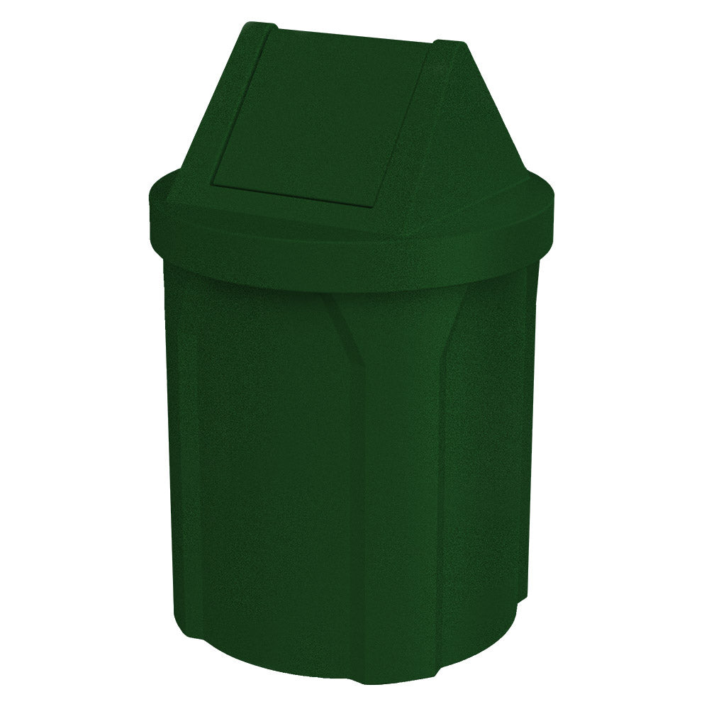 42 Gallon Classic Round | Swing Top Lid - Assembly - Yellow - Anchorline Supply