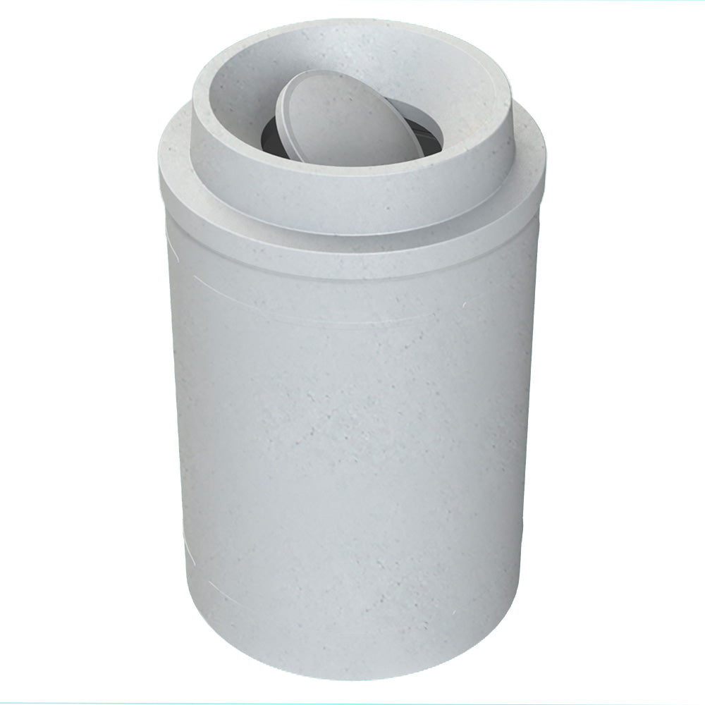 55 Gallon Classic Round | Funnel with Bug Barrier - Assembly - Orange - Anchorline Supply