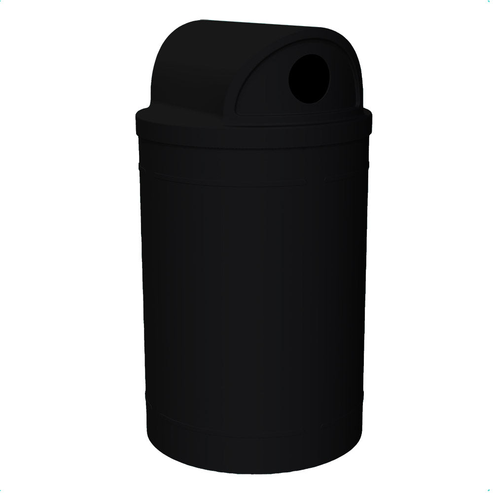 55 Gallon Classic Round | 2-Way with 5" inch holes Top - Assembly - Red - Anchorline Supply