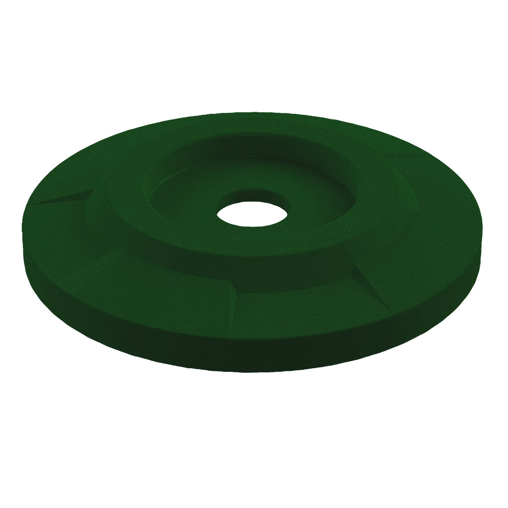 3-PACK - Flat Top with 5" Hole (fits 42 & 55 gallon round) - White - Anchorline Supply