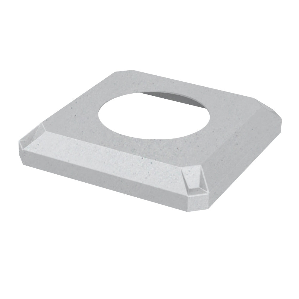 11.5" Recycle Lid (fits 32 gallon square) - Yellow - Anchorline Supply