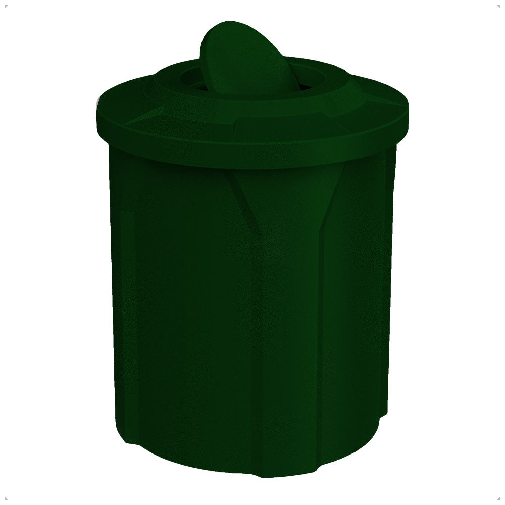 42 Gallon Classic Round | Bug Barrier Lid - Assembly - White - Anchorline Supply