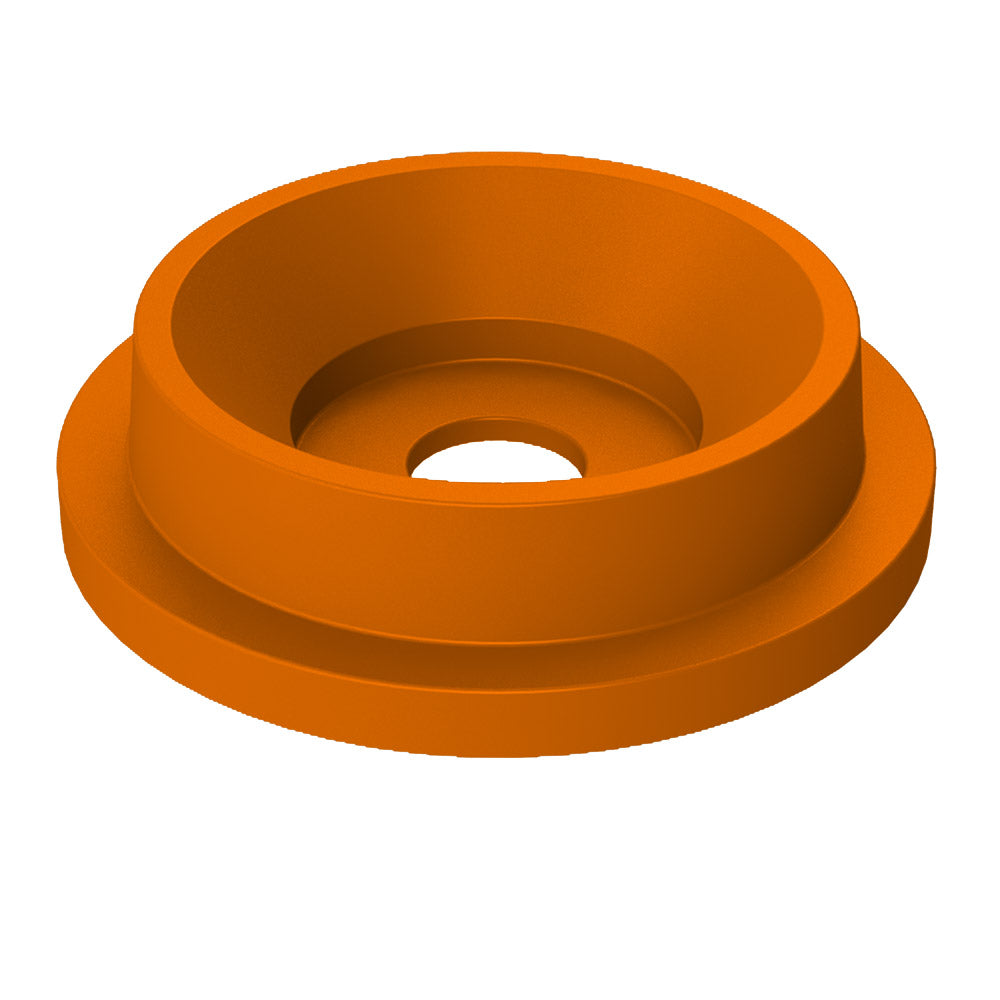 Funnel Top with 5" Hole (fits 42 & 55 gallon round) - Orange - Anchorline Supply