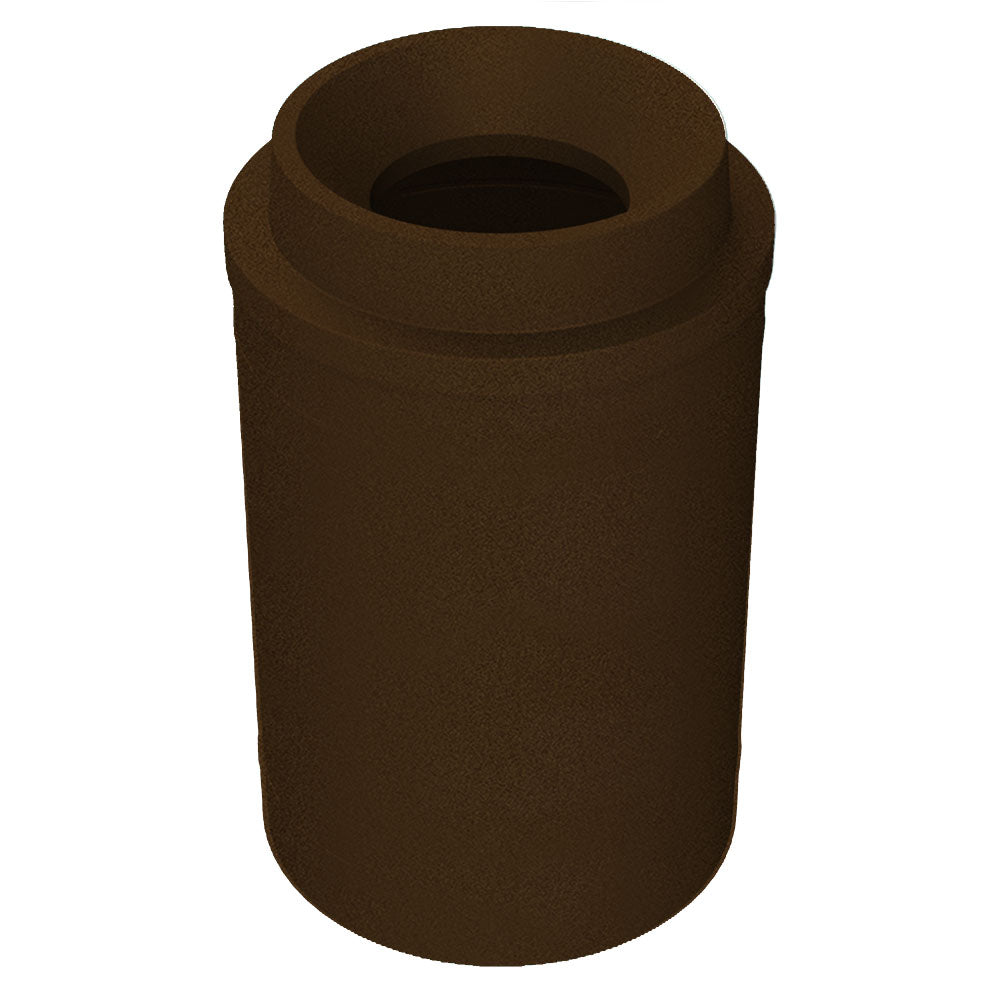 55 Gallon Classic Round | Funnel with 11.5"Hole Lid - Assembly - Dark Granite - Anchorline Supply