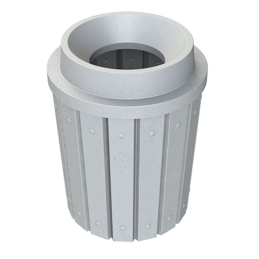 42 Gallon Signature Round | Funnel Top with 11.5" Hole - Assembly - Red - Anchorline Supply