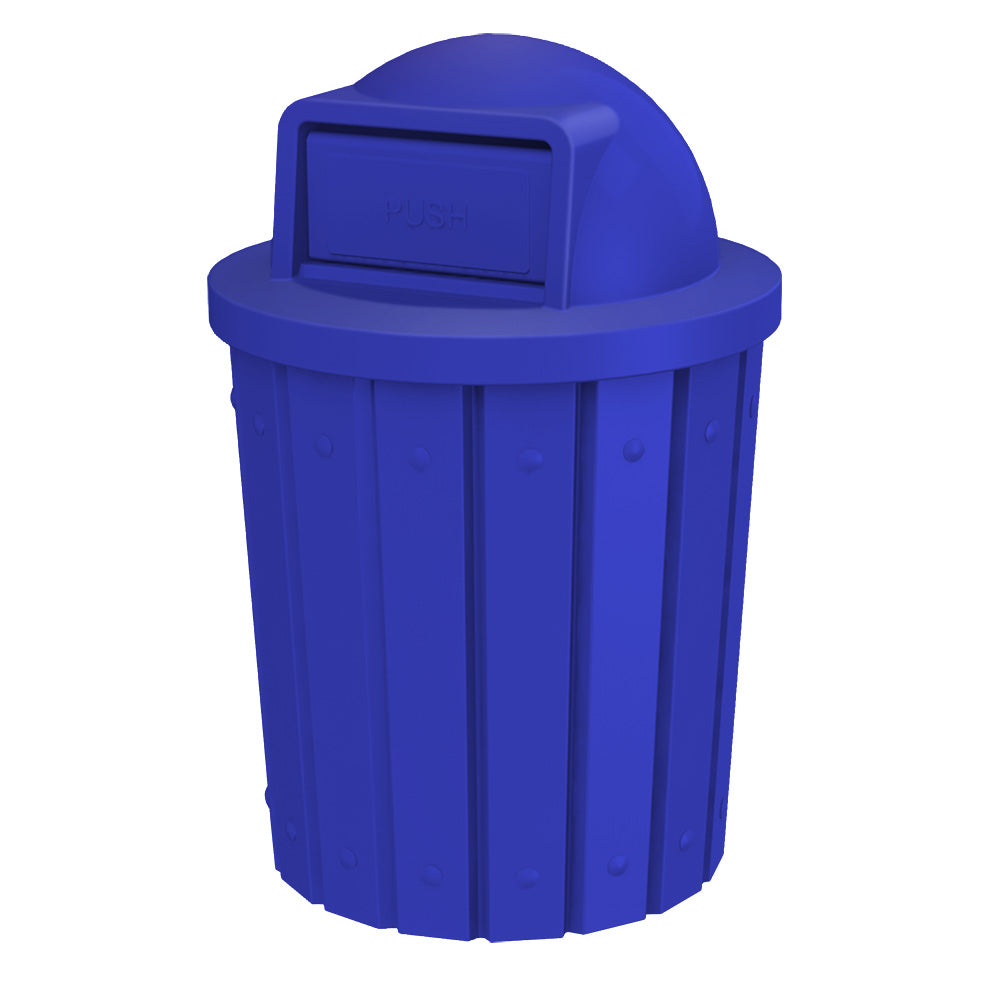 42 Gallon Signature Round | Dome Top - Assembly - Blue - Anchorline Supply