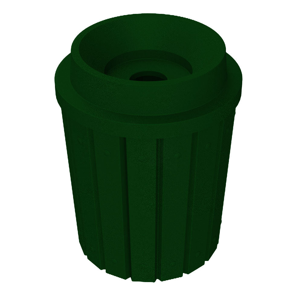 42 Gallon Signature Round | Funnel Top with 5" Hole - Assembly - Yellow - Anchorline Supply