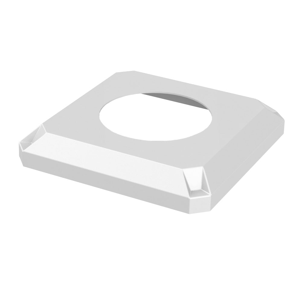 11.5" Recycle Lid (fits 32 gallon square) - Black - Anchorline Supply