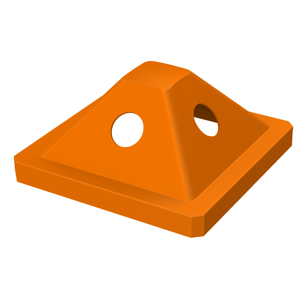 Pyramid Top Lid (fits 32 gallon square) - Brown - Anchorline Supply